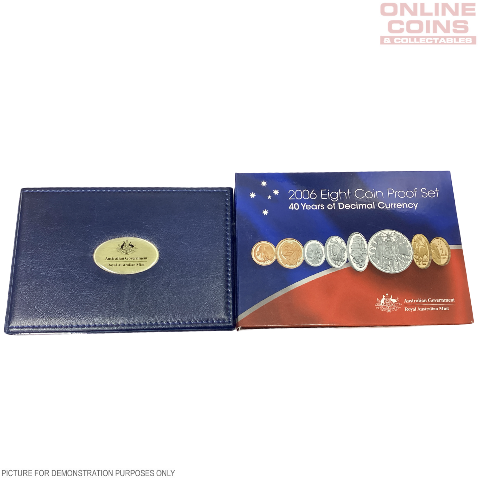 2006 Royal Australian Mint Eight Coin PROOF Year Set - 40 Years of Decimal Currency